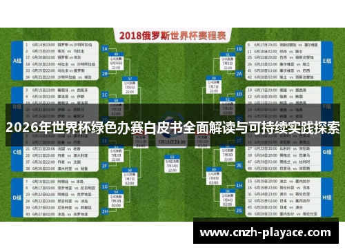 2026年世界杯绿色办赛白皮书全面解读与可持续实践探索